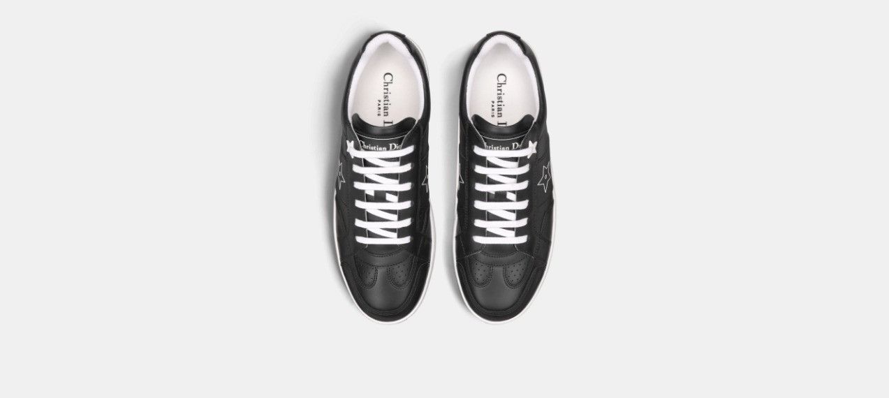 Dior o1w1db10724 Dior Star Sneakers in Black/White Size US 7 / IT 37 - 7 Thumbnail