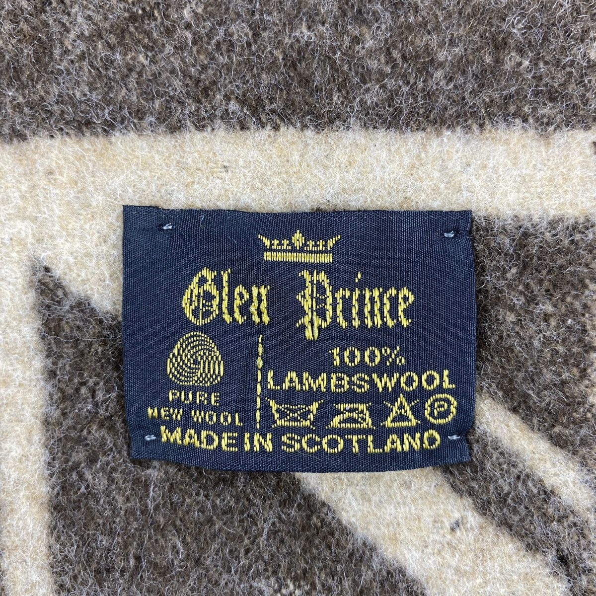 Vintage Glen Prince Scarf # Muffler # Neckwear # D562 Size ONE SIZE - 3 Thumbnail