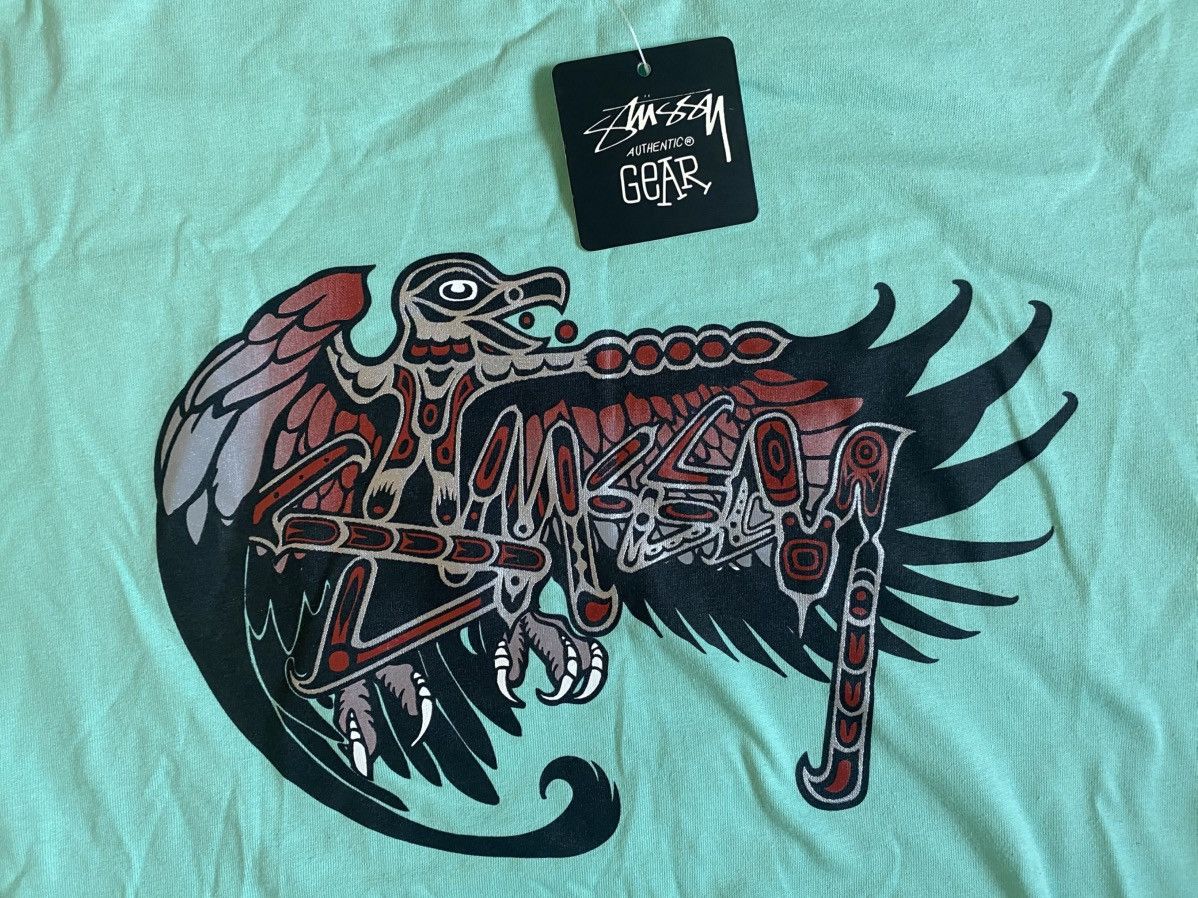 Stussy Stussy - BNWT - T-Shirt - Light Blue - Large - Cotton Size US L / EU 52-54 / 3 - 2 Thumbnail