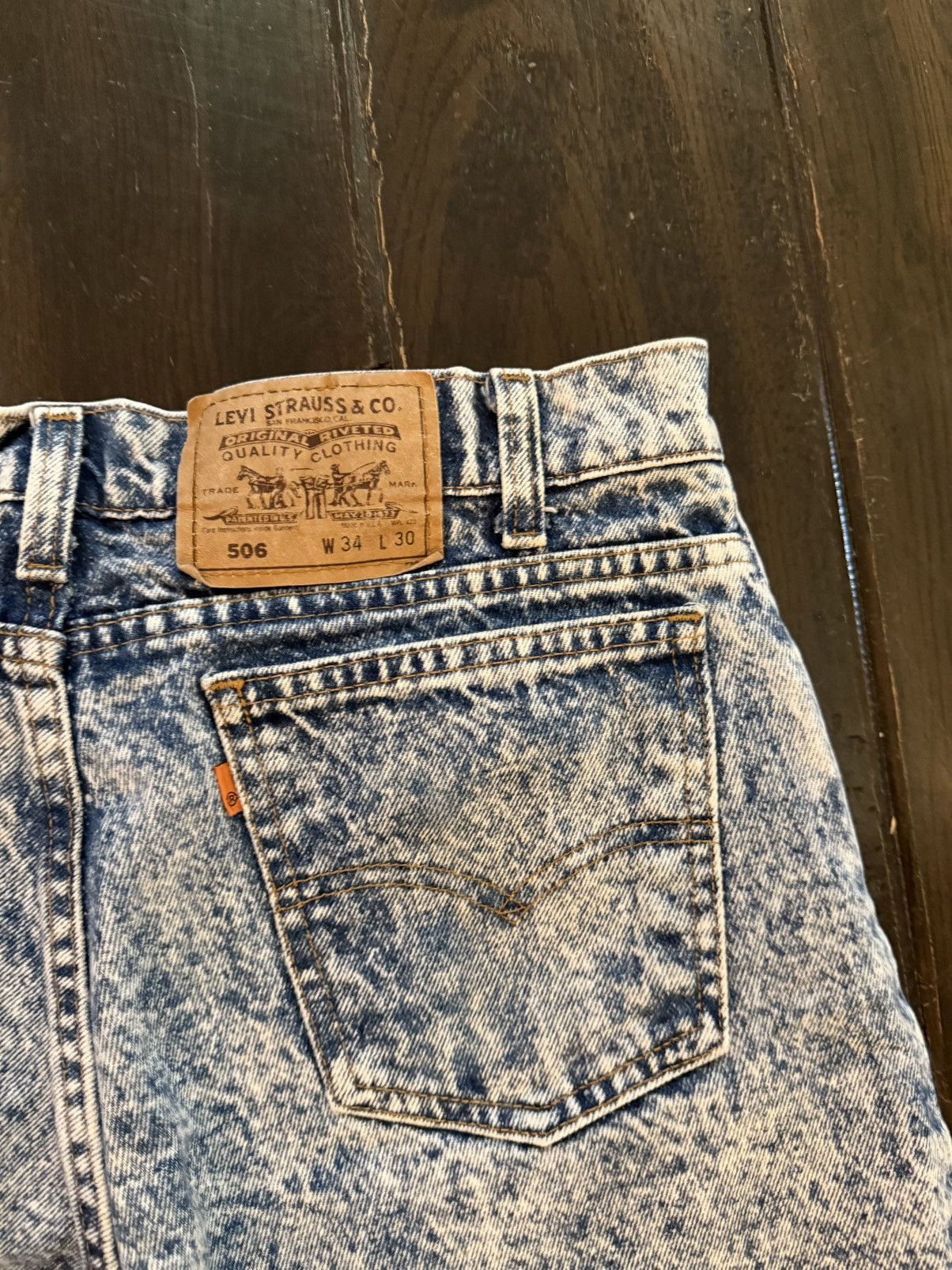 Levi's Levi's Vintage Orange Tabs 1980s Size US 34 / EU 50 - 3 Thumbnail