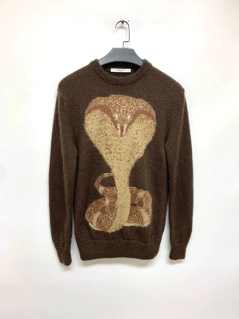 Givenchy Givenchy Brown Knit Sweater 2506-Nextarrow Size US S / EU 44-46 / 1 - 1 Thumbnail