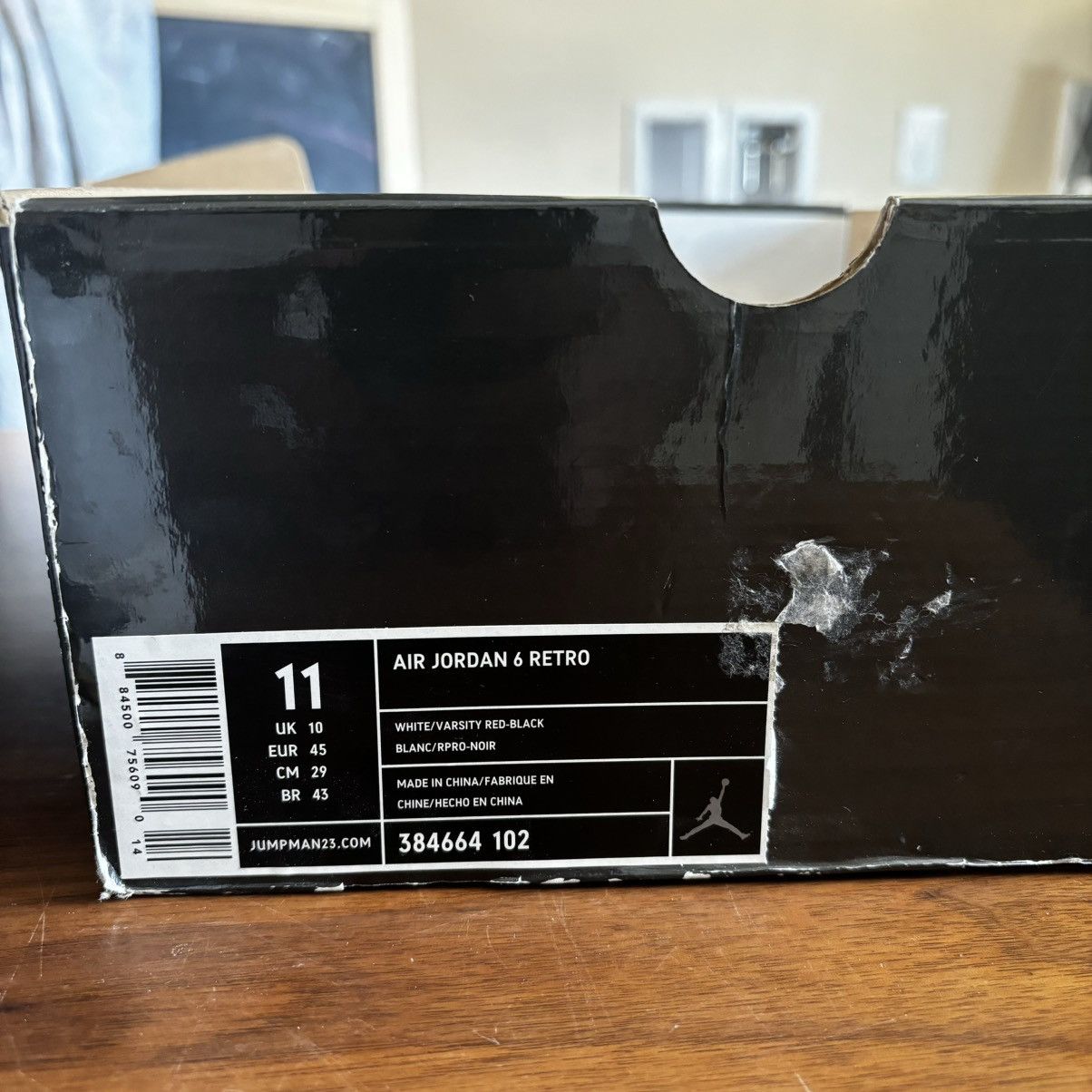 Nike Nike Air Jordan 6 Oreo Size US 10.5 / EU 43-44 - 10 Thumbnail
