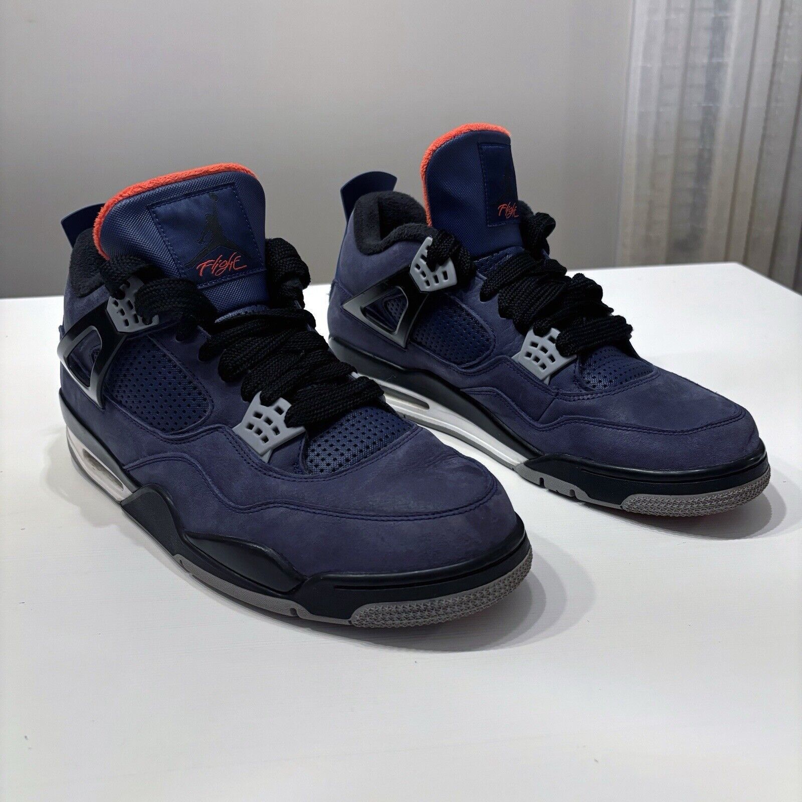 Nike Nike Jordan 4 Men’s Retro Loyal Blue Sneakers Size 14 Size US 14 / EU 47 - 5 Thumbnail