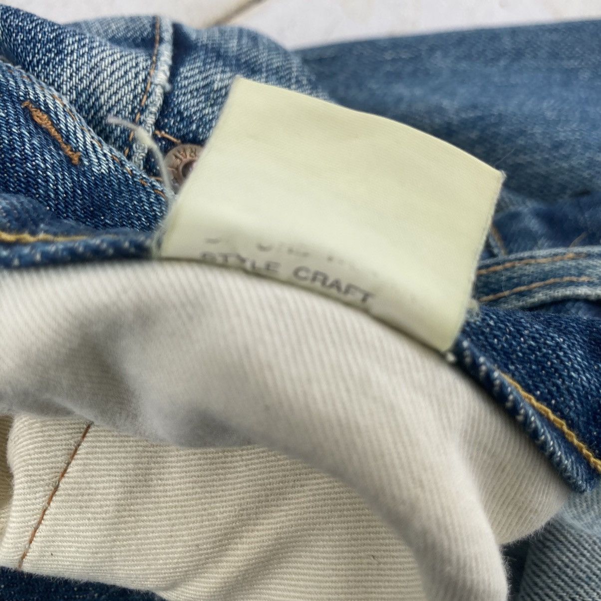 Evisu VINTAGE EVIS DISTRESSED SELVEDGE JEANS Size US 33 - 22 Thumbnail