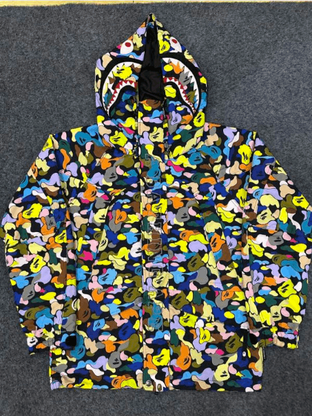 Bape Bape Shark Hooded Jacket Size US M / EU 48-50 / 2 - 1 Thumbnail