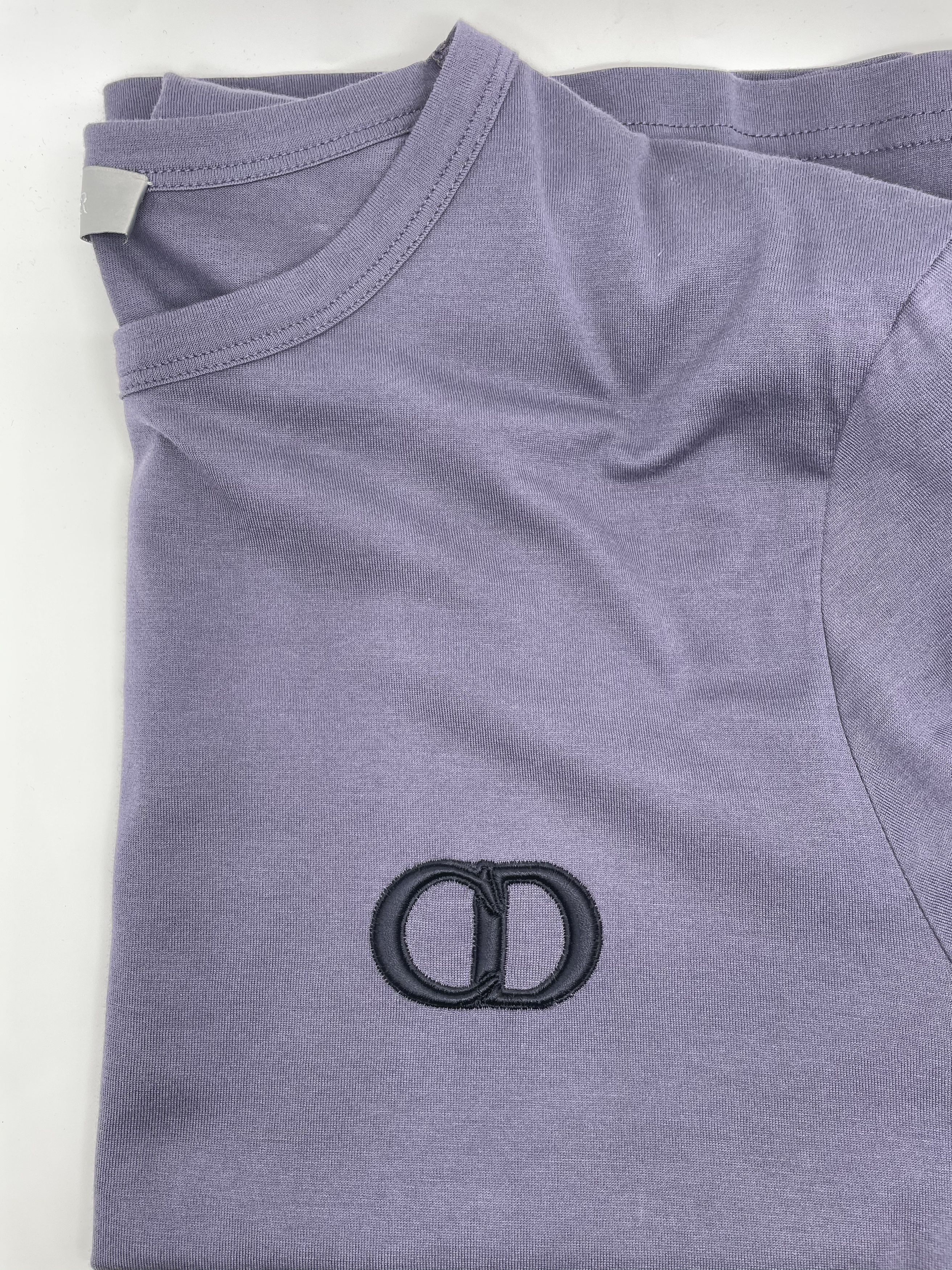 Dior Dior CD Icon Embroidered T-Shirt 'Purple Size US L / EU 52-54 / 3 - 4 Thumbnail