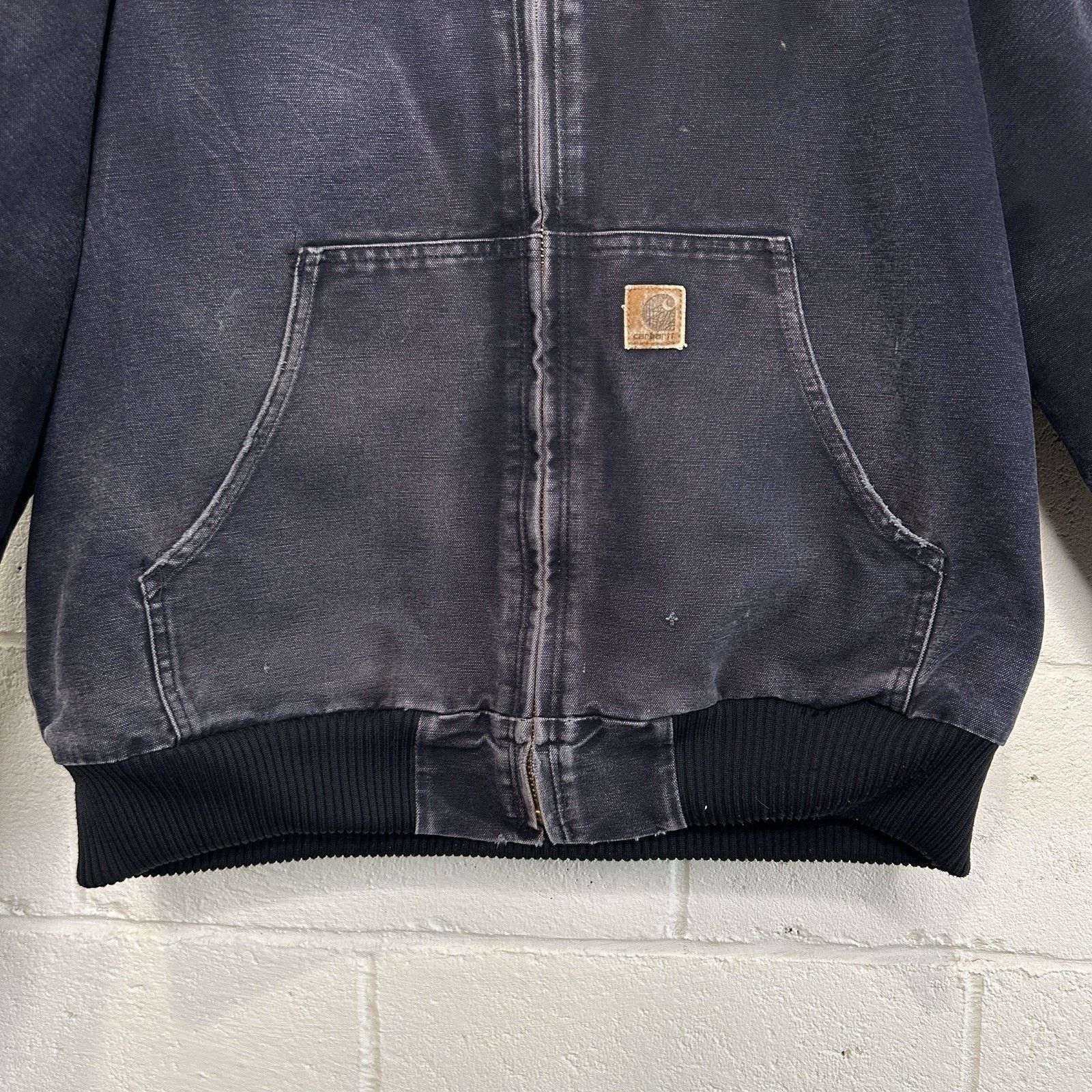 Carhartt Vintage Carhartt Hooded Active Jacket “Midnight Blue” J130 Size US L / EU 52-54 / 3 - 4 Thumbnail