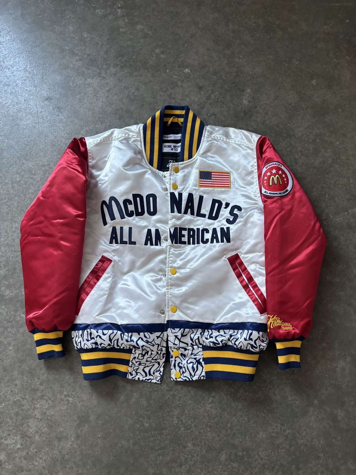 Mcdonald's all American #33 Kobe bryant jacket
