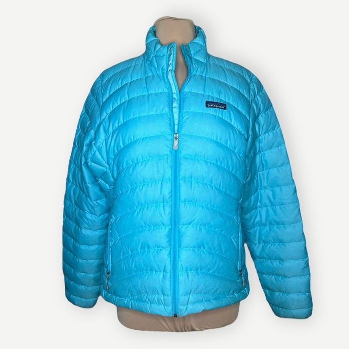 Patagonia Patagonia Down Sweater Jacket Large Pool Blue 800 Fill Large ...