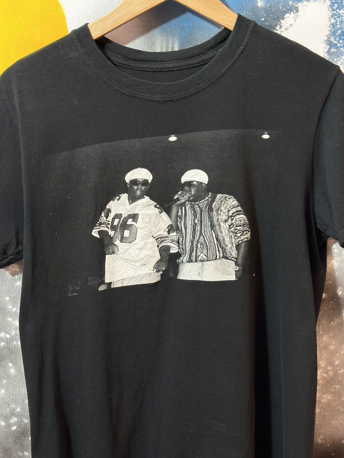 Rap Tees The Notorious BIG Face Logo t shirt Y2K style Puff Daddy Size US S / EU 44-46 / 1 - 2 Thumbnail