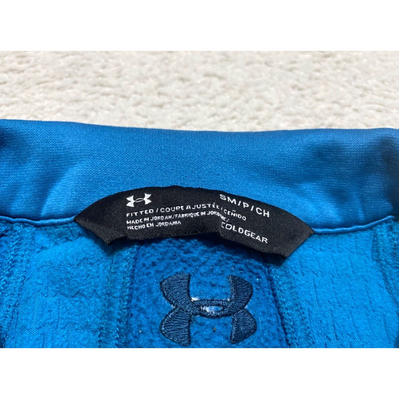 Under Armour Under Armour Sweatshirt Womens Small Long Sleeve 1/4 Zip Solid Blue Size S / US 4 / IT 40 - 4 Thumbnail