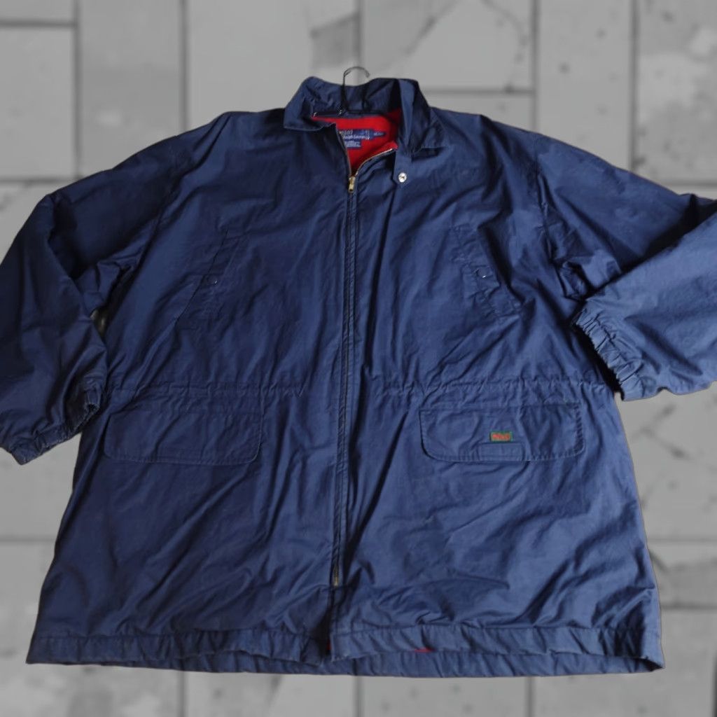 Polo Ralph Lauren VINTAGE Polo Ralph Lauren Jacket XL Blue Chore Barn Coat Flannel Lined Size US XL / EU 56 / 4 - 1 Thumbnail