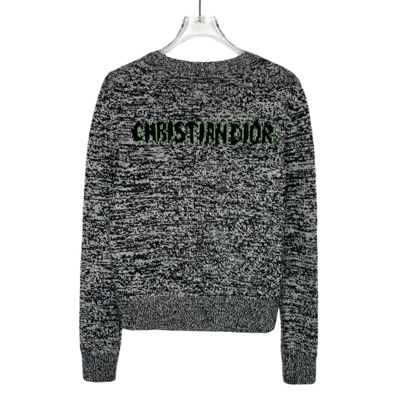 Dior Christian Dior Dinosaur Heart Appliqué Grey Cashmere Crewnec Size XXS / US 00 / IT 34 - 7 Thumbnail