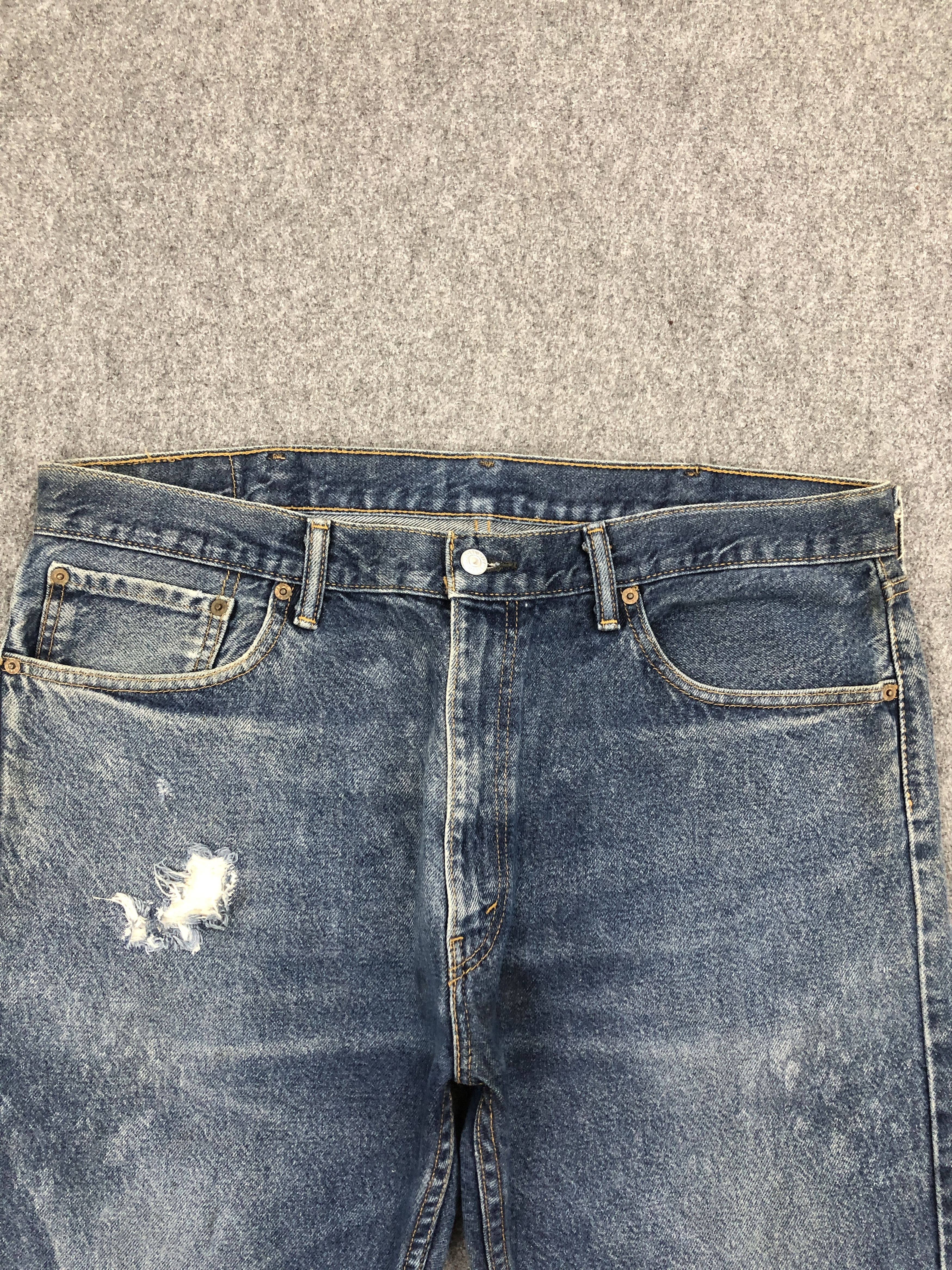 Levi's Vintage Levi's 505 Faded Blue Jeans DP2309 Size US 38 / EU 54 - 2 Thumbnail