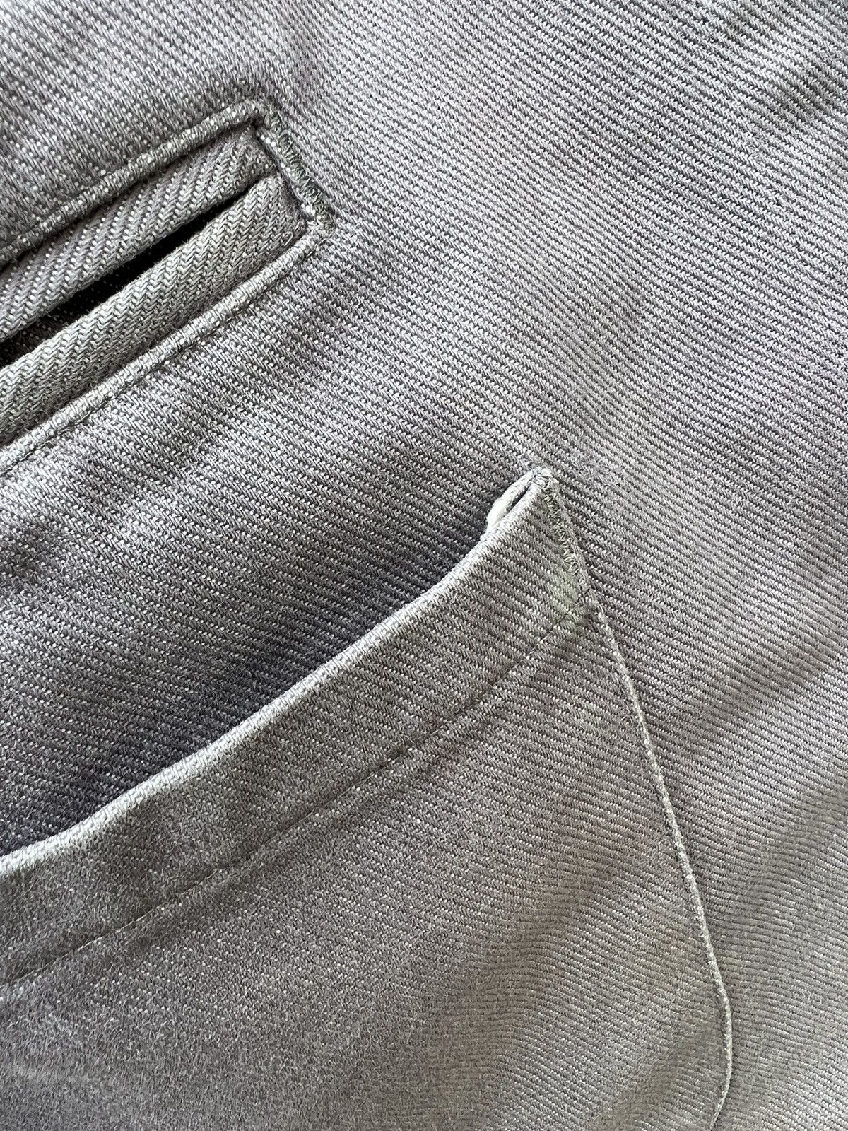 Danton Vintage Danton France Sun Fade Grey Nehru Collar Work Jacket Size US M / EU 48-50 / 2 - 12 Thumbnail