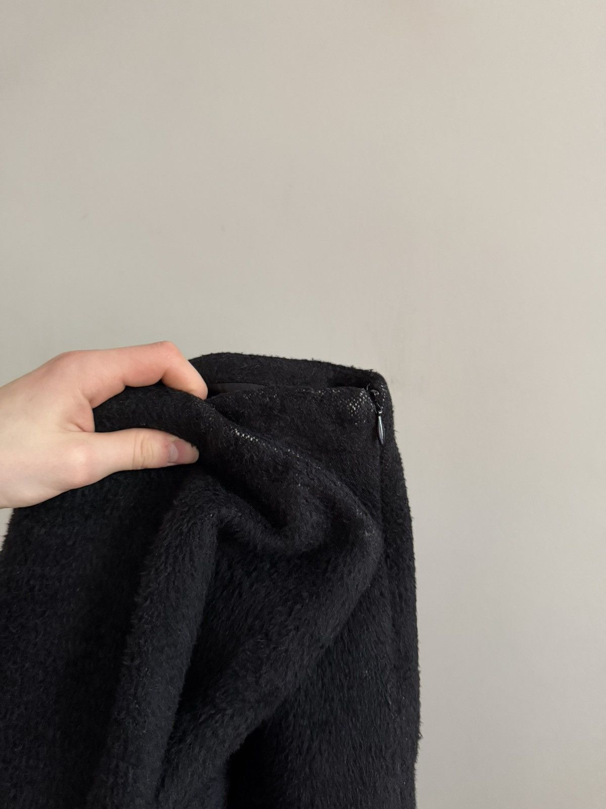 Helmut Lang Vintage 00’s Helmut Lang Archive Black Silk Skirt IT44 Size 30" / US 8 / IT 44 - 7 Thumbnail
