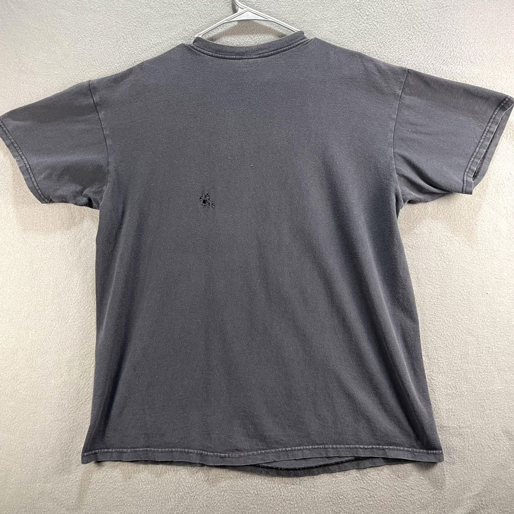Stampd Stamp Out Hunger Shirt Mens XL Black Stamp Out Hunger Food Drive Windjammer T-Shirt Charity Event Graphic Print USPS/NALC Vintage? Size US XL / EU 56 / 4 - 2 Thumbnail