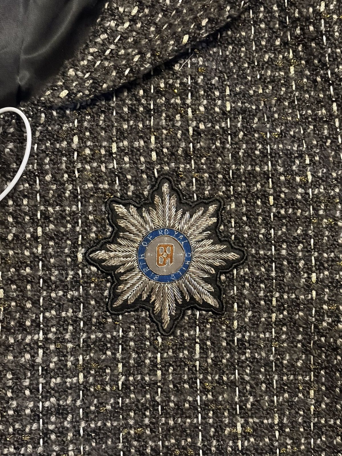 Birth of Royal Child Birth of Royal Child Diamond Jacket Gray Decorative Buttons Size US S / EU 44-46 / 1 - 4 Thumbnail