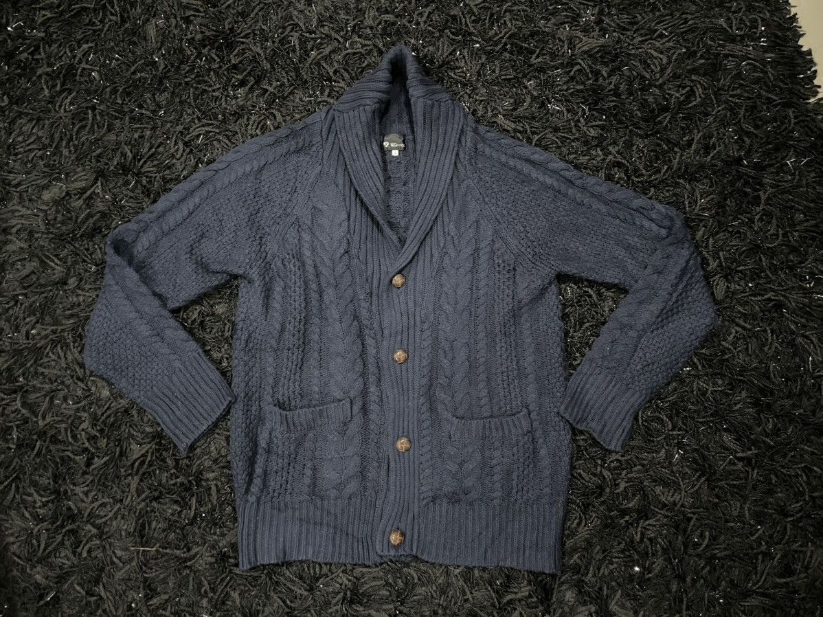 Takeo Kikuchi Japan Designer Takeo Kikuchi Cable Knitwear Cardigan winter Size US L / EU 52-54 / 3 - 1 Thumbnail