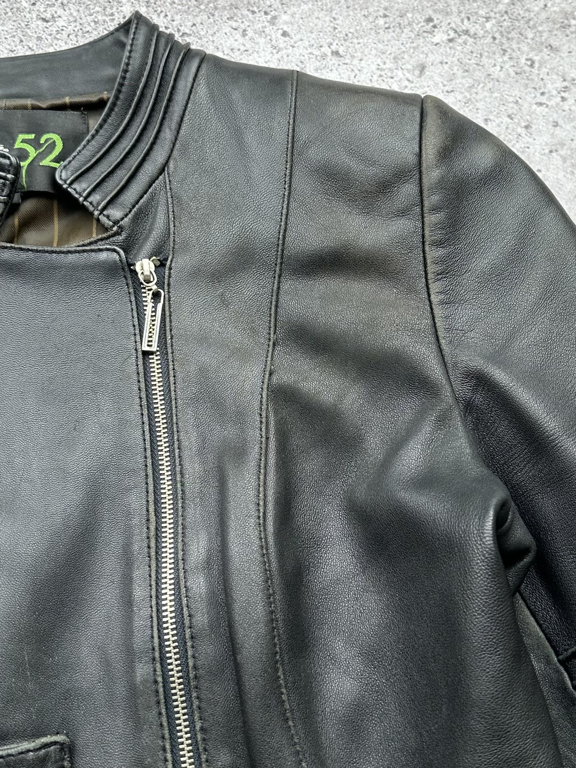 Japanese Brand Vintage Bondage Leather Jacket C422(V60)(E8) Size XS / US 0-2 / IT 36-38 - 5 Thumbnail