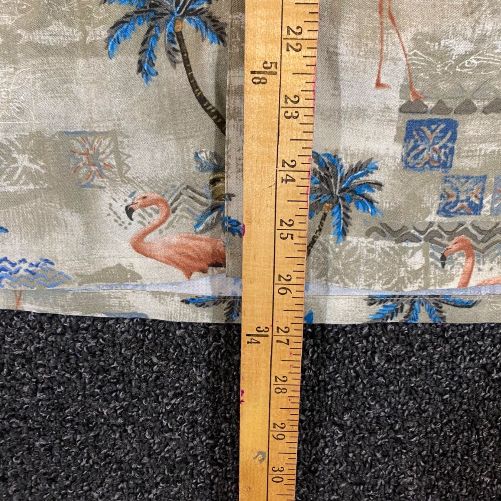 Vintage Patrick Bay Men's Hawaiian Shirt Medium Short Sleeve Button-Down Flamingo Pineapple Casual All Seasons Size US M / EU 48-50 / 2 - 6 Thumbnail