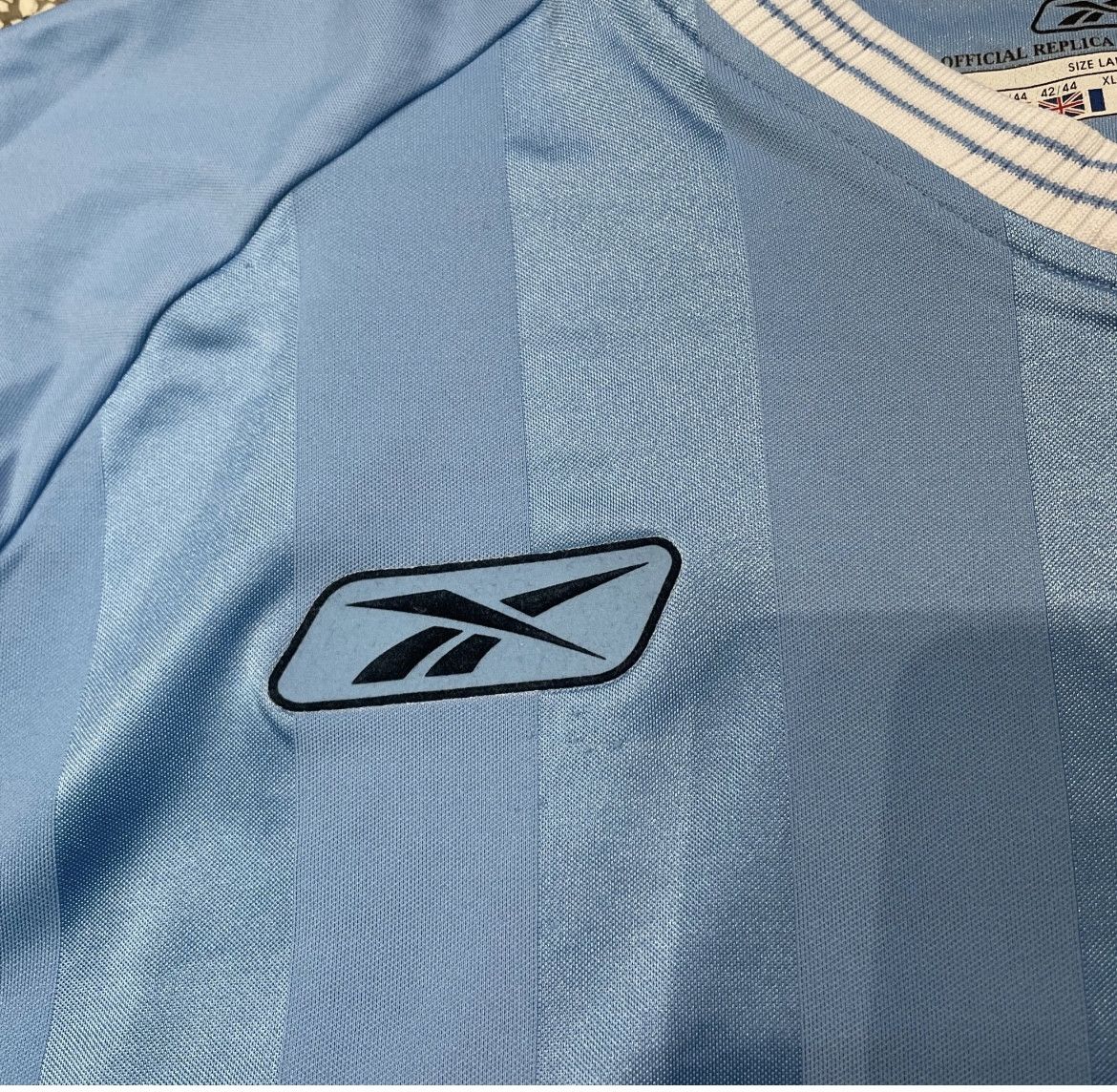 Umbro Manchester City 2002/03 Home Shirt Reebok Size US XL / EU 56 / 4 - 7 Thumbnail