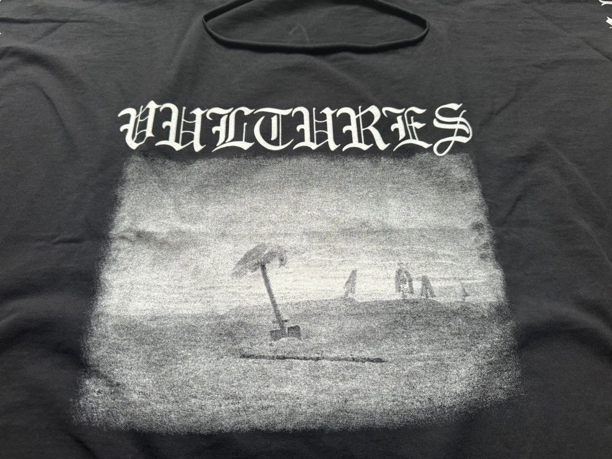 Kanye West Large Yeezy Vultures Long T Black Tee Shirt Yzy Tour Merch Size US L / EU 52-54 / 3 - 3 Thumbnail