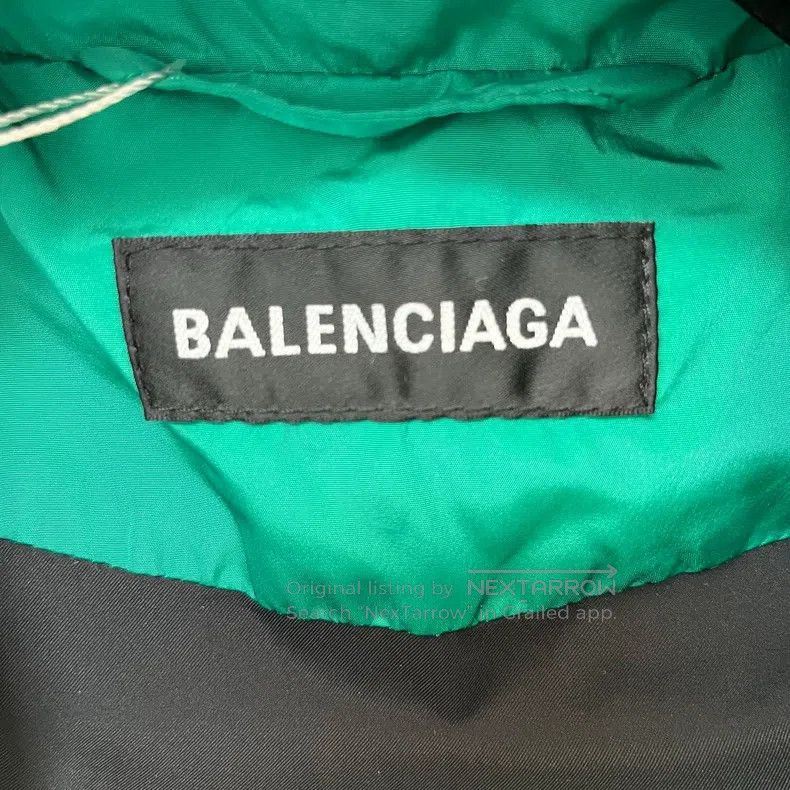 Balenciaga Balenciaga Green Logo Puffer Jacket Size M / US 6-8 / IT 42-44 - 8 Thumbnail
