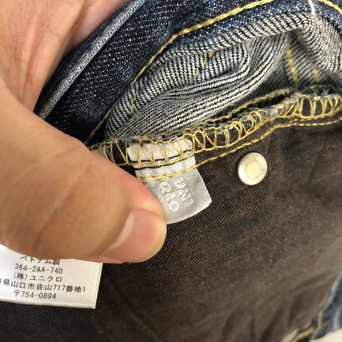 Uniqlo Uniqlo vintage Blue Denim Pants #7581 Size US 33 - 23 Thumbnail