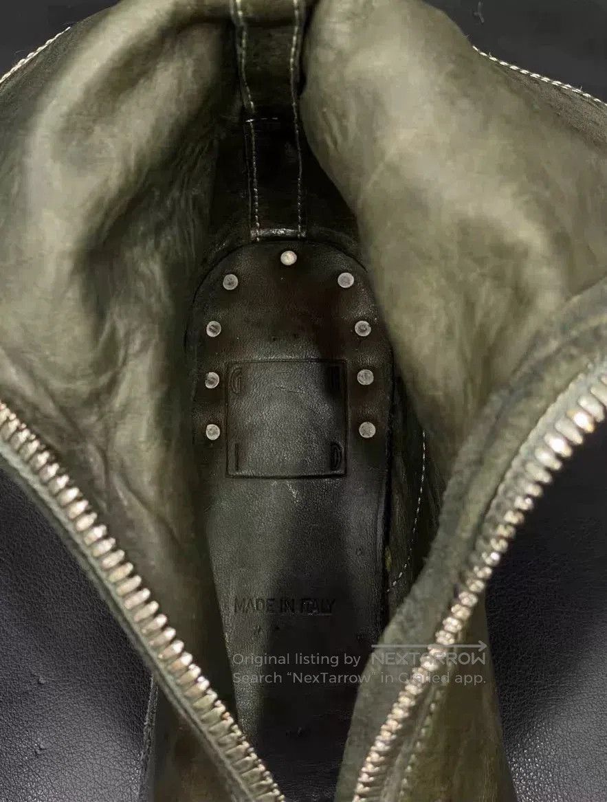 Guidi GUIDI Olive Green Front Zip Boots. Size US 5 / IT 35 - 5 Thumbnail