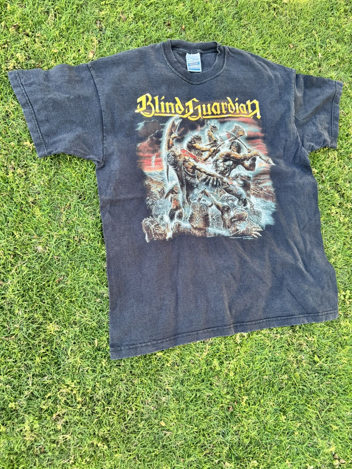 Vintage Vintage blind guardian faded 90s band screen stars t shirt Size US XL / EU 56 / 4 - 3 Thumbnail