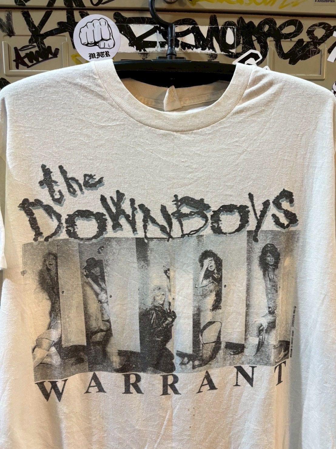 Band Tees Warrant The down boys 1989’s Size US L / EU 52-54 / 3 - 3 Thumbnail