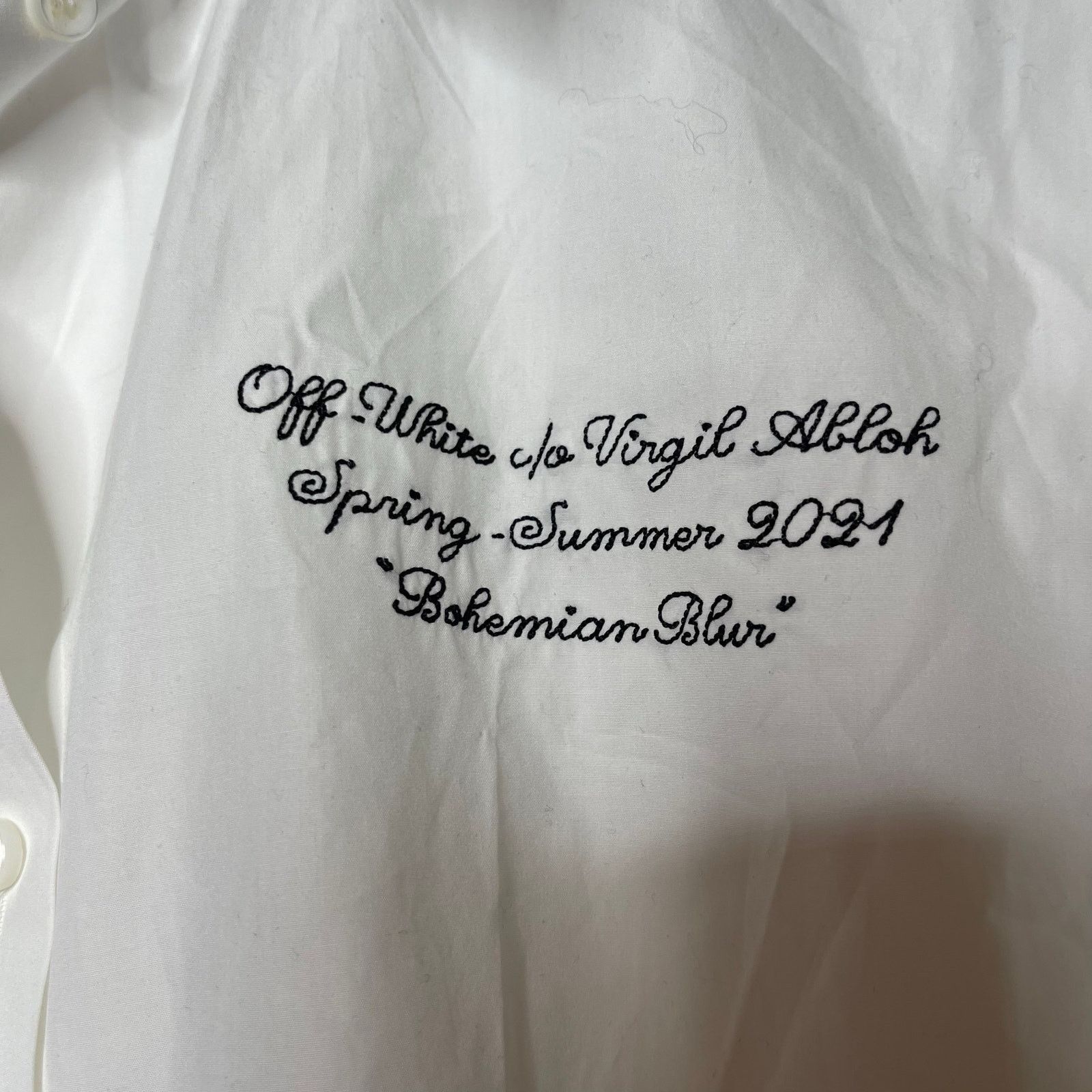 Off-White NWT OFF WHITE Popeline Pleated Shirt Dress crisp cotton Size XS / US 0-2 / IT 36-38 - 7 Thumbnail