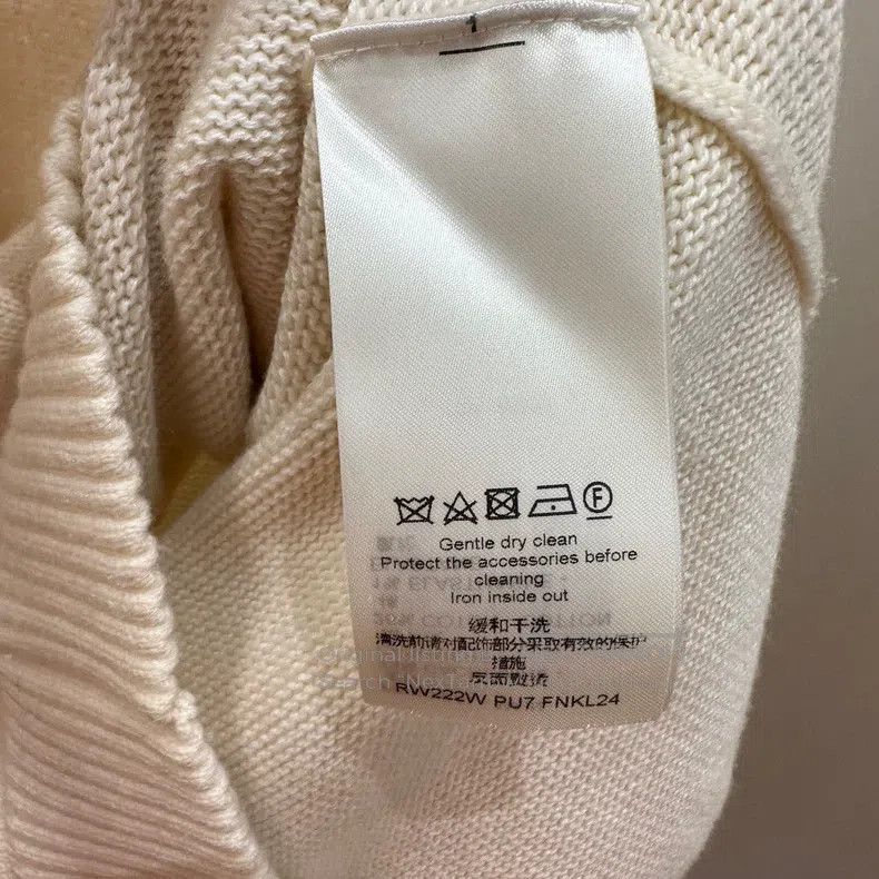 Louis Vuitton Louis Vuitton Half-turtleneck cashmere patchwork zip sweat Size US XS / EU 42 / 0 - 4 Thumbnail