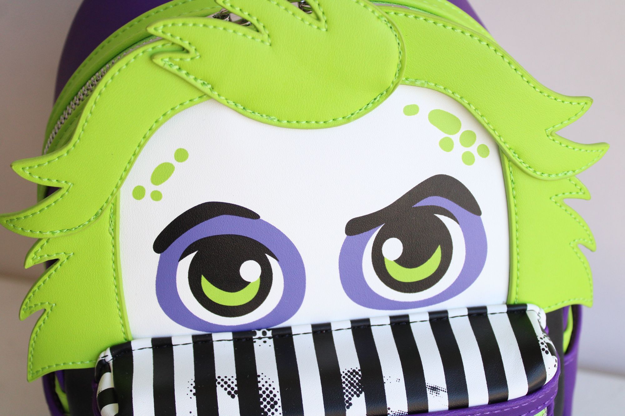 Other Loungefly Beetlejuice Backpack, New With Tags, Green and Pur Size ONE SIZE - 4 Thumbnail