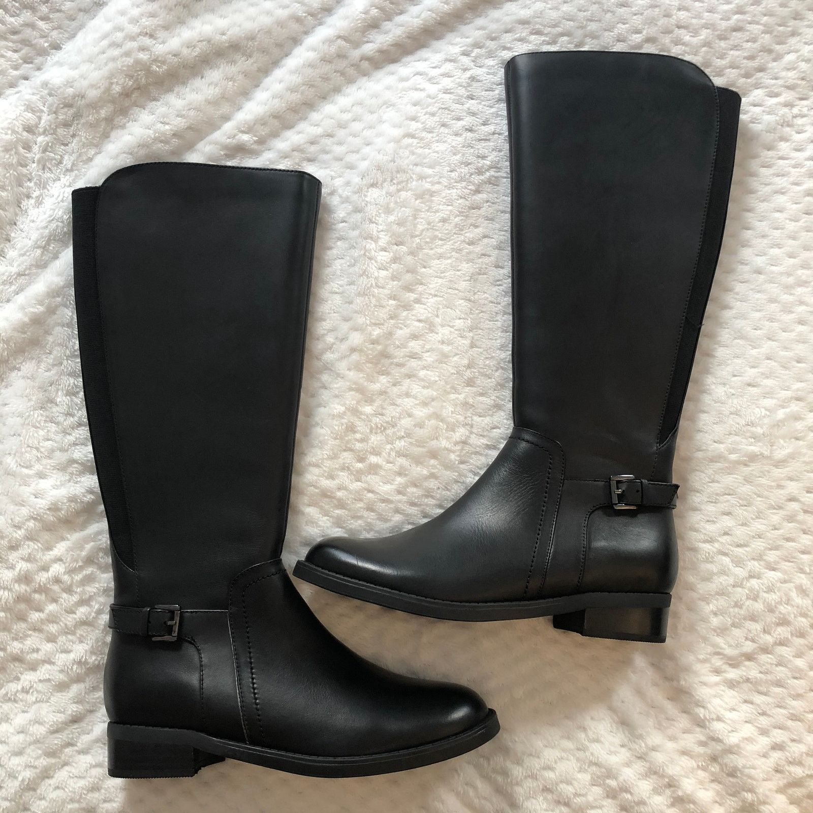image of Blondo Evie Black Waterproof Knee High Boot, Women's (Size 6)