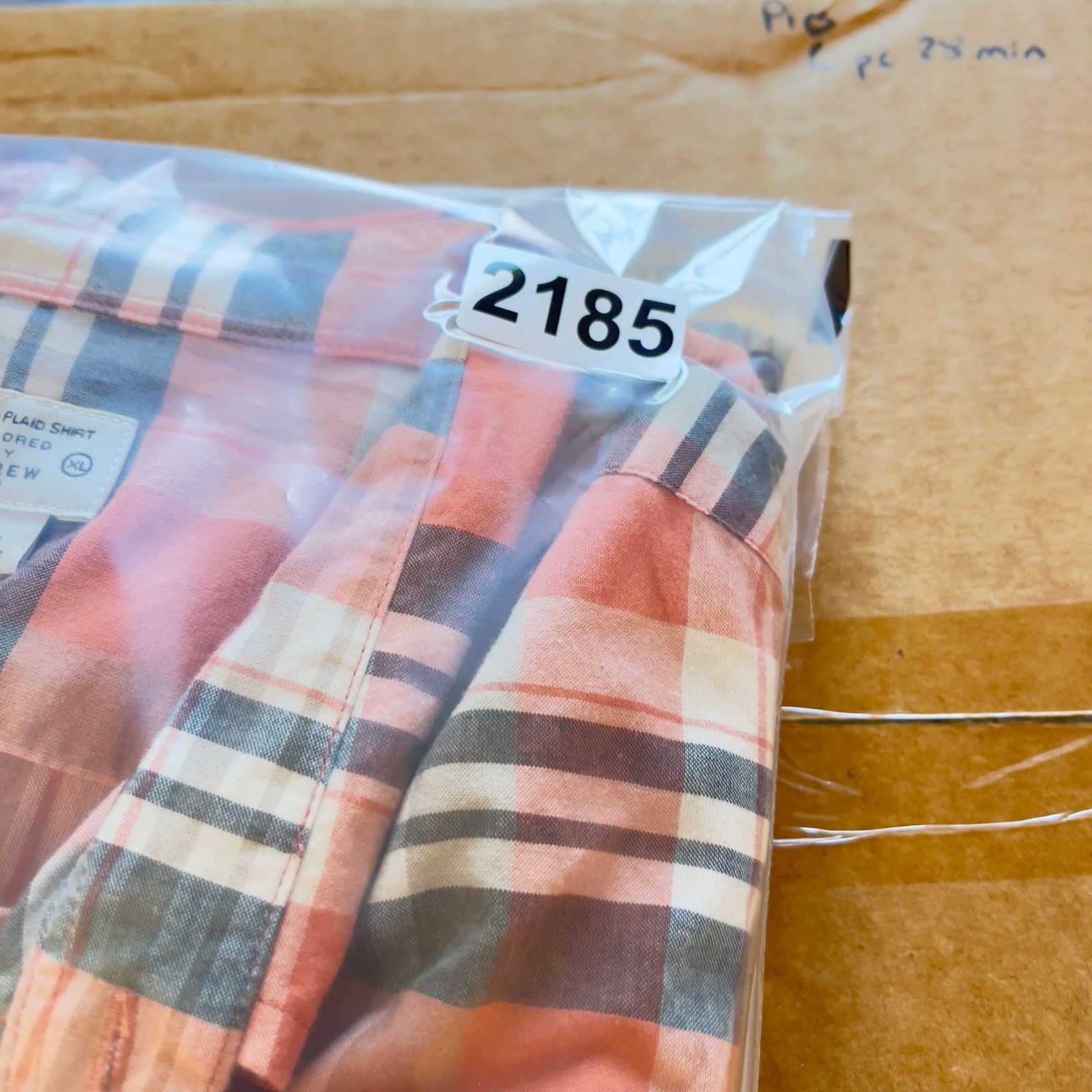 J.Crew J. Crew Factory Button Down Shirt Summer Plaid XL Orange Size US M / EU 48-50 / 2 - 10 Thumbnail