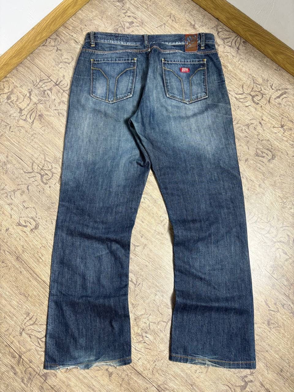 Japanese Brand Miss Sixty Y2K Flared Vintage Bootcut Jeans Size US 31 - 3 Thumbnail