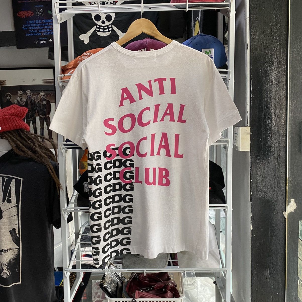 Anti Social Social Club × CDG by Comme des Garcons × Comme des Garcons CDG x Anti Social Social Club Tee Size US M / EU 48-50 / 2 - 2 Thumbnail