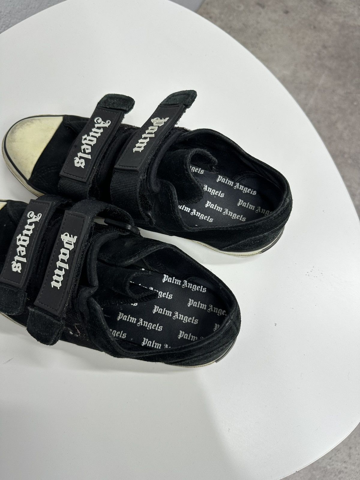 Palm Angels Vintage Palm Angels Vulcanized Low Top Sneakers Big Logo Size US 7.5 / EU 40-41 - 8 Thumbnail