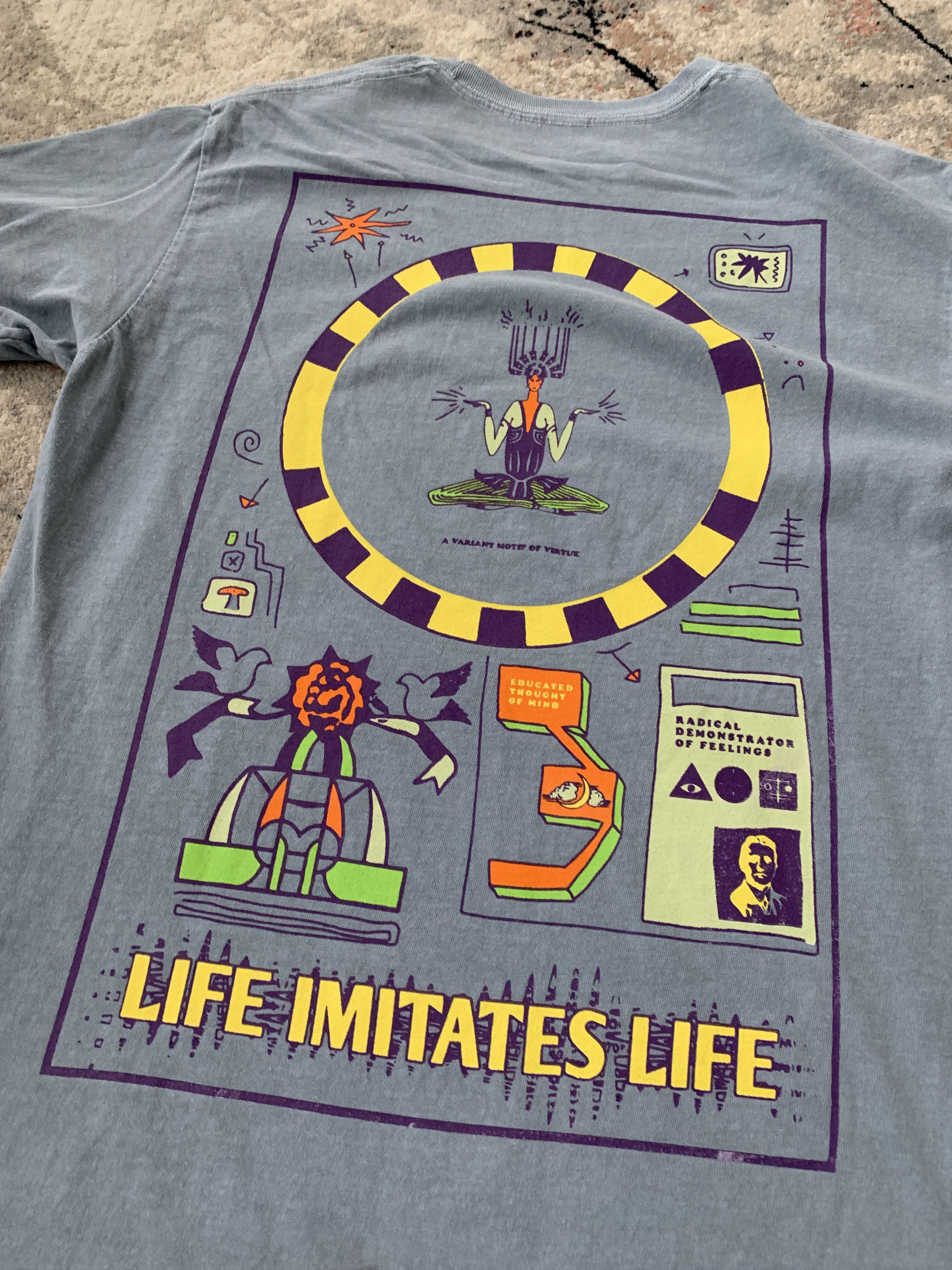 Bdg BDG Urban Outfitters Life Imitates Life Tee Size US S / EU 44-46 / 1 - 6 Thumbnail