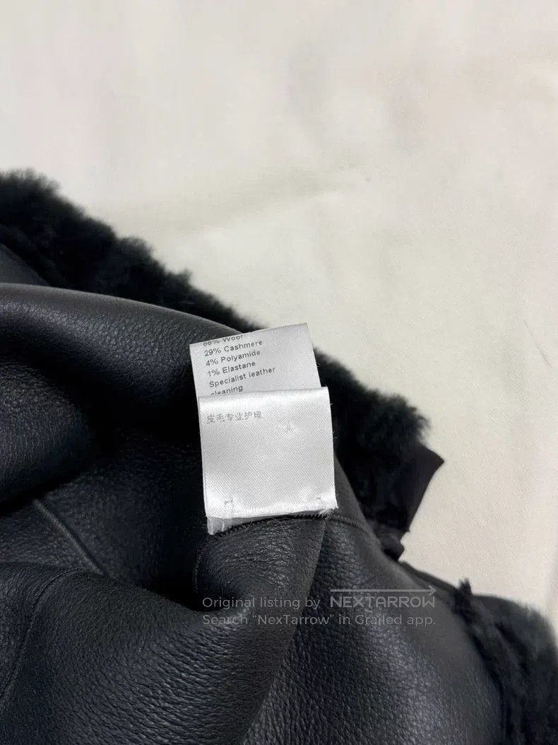 Hermes Hermes Men's Fur and Leather Integrated Jacket, 66% Wool, Size M / US 6-8 / IT 42-44 - 7 Thumbnail