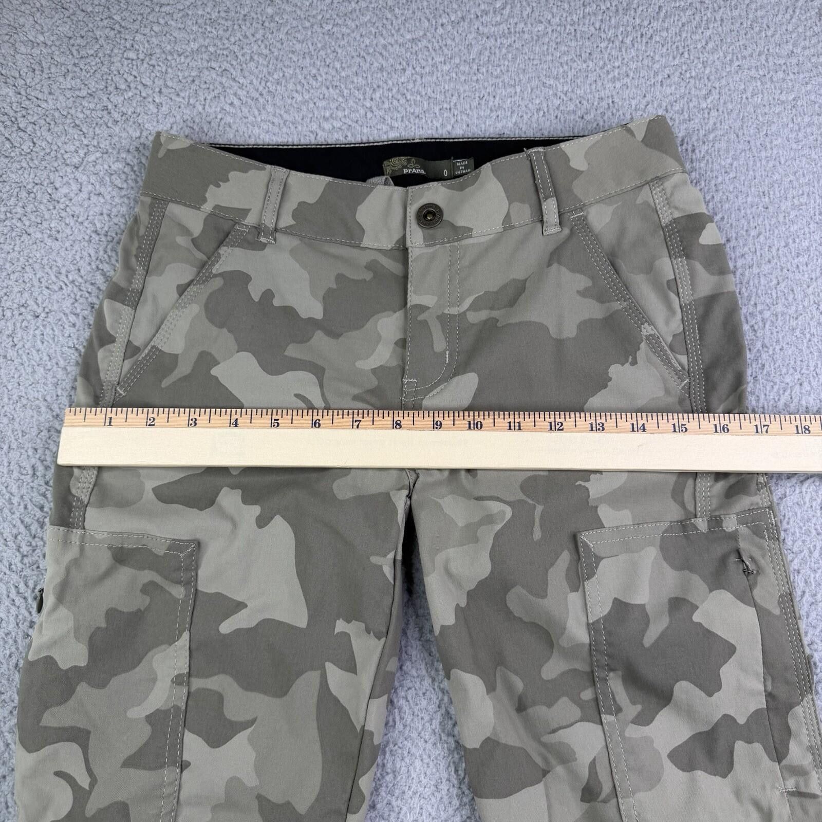 Prana Prana Halle Green Camo Joggers Women's 0 (28x26) Flap Pocket Size 25" / US 0 / IT 36 - 7 Thumbnail