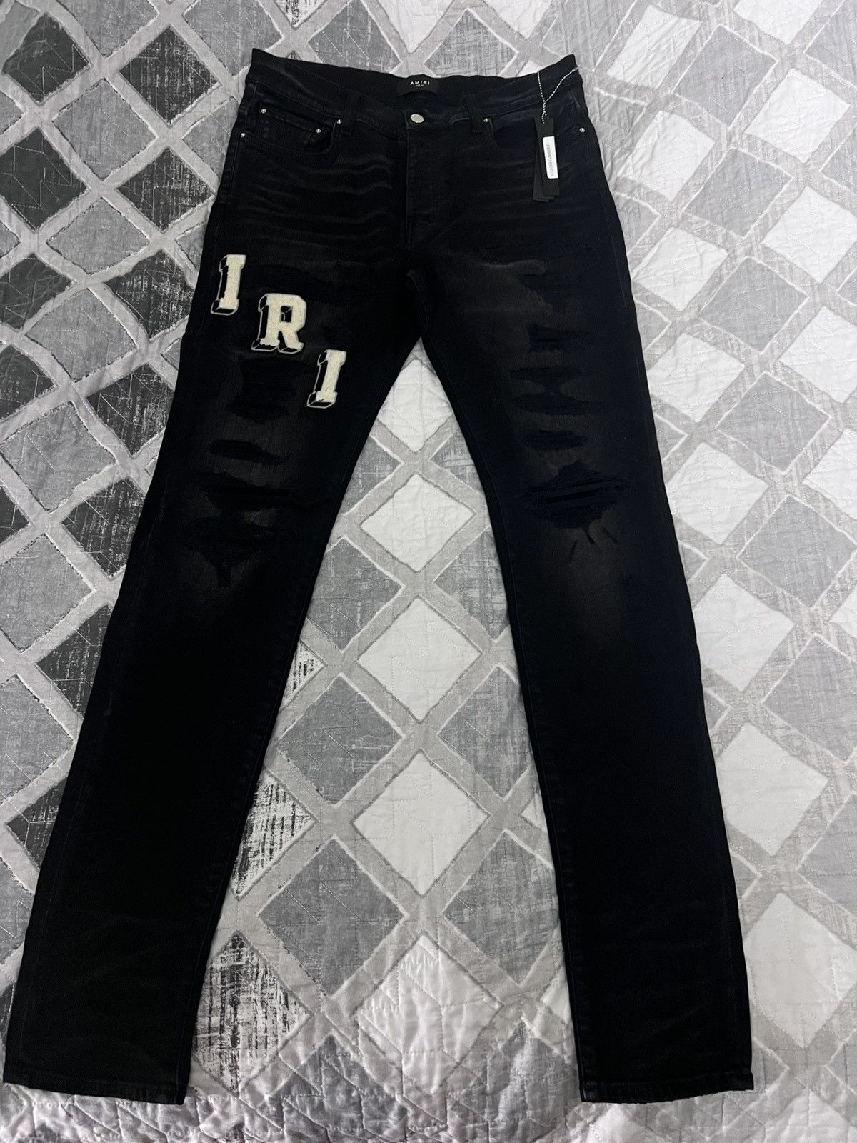 Amiri Amiri Varsity Jean Size US 34 / EU 50 - 1 Thumbnail