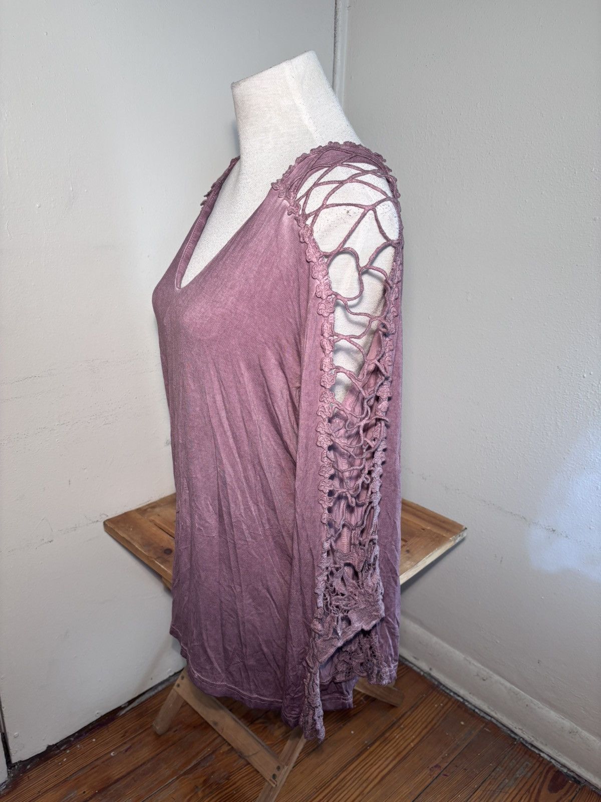 Other Indigo Thread Co Lace Sleeve Top Size XL / US 12-14 / IT 48-50 - 7 Thumbnail