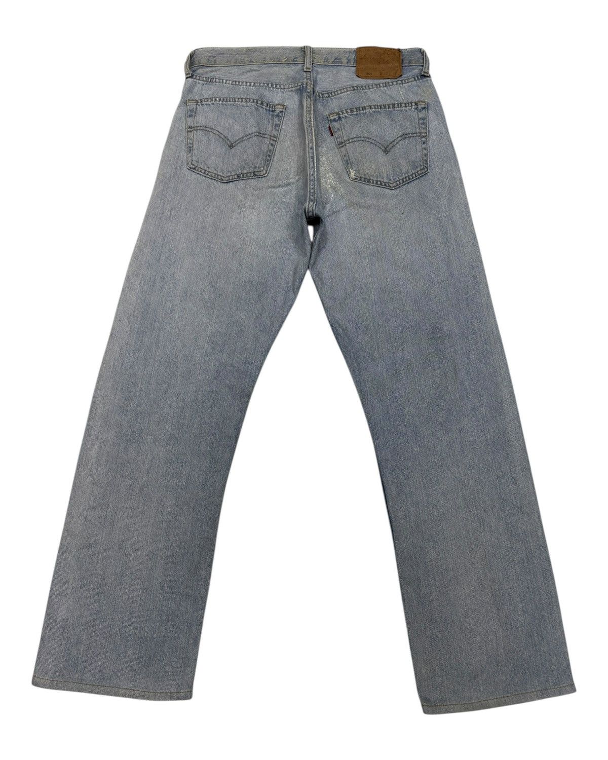 Kapital 🔥VINTAGE LEVIS 501 STITCH EMBROIDERY BLUE WASH JEANS Size US 31 - 2 Thumbnail