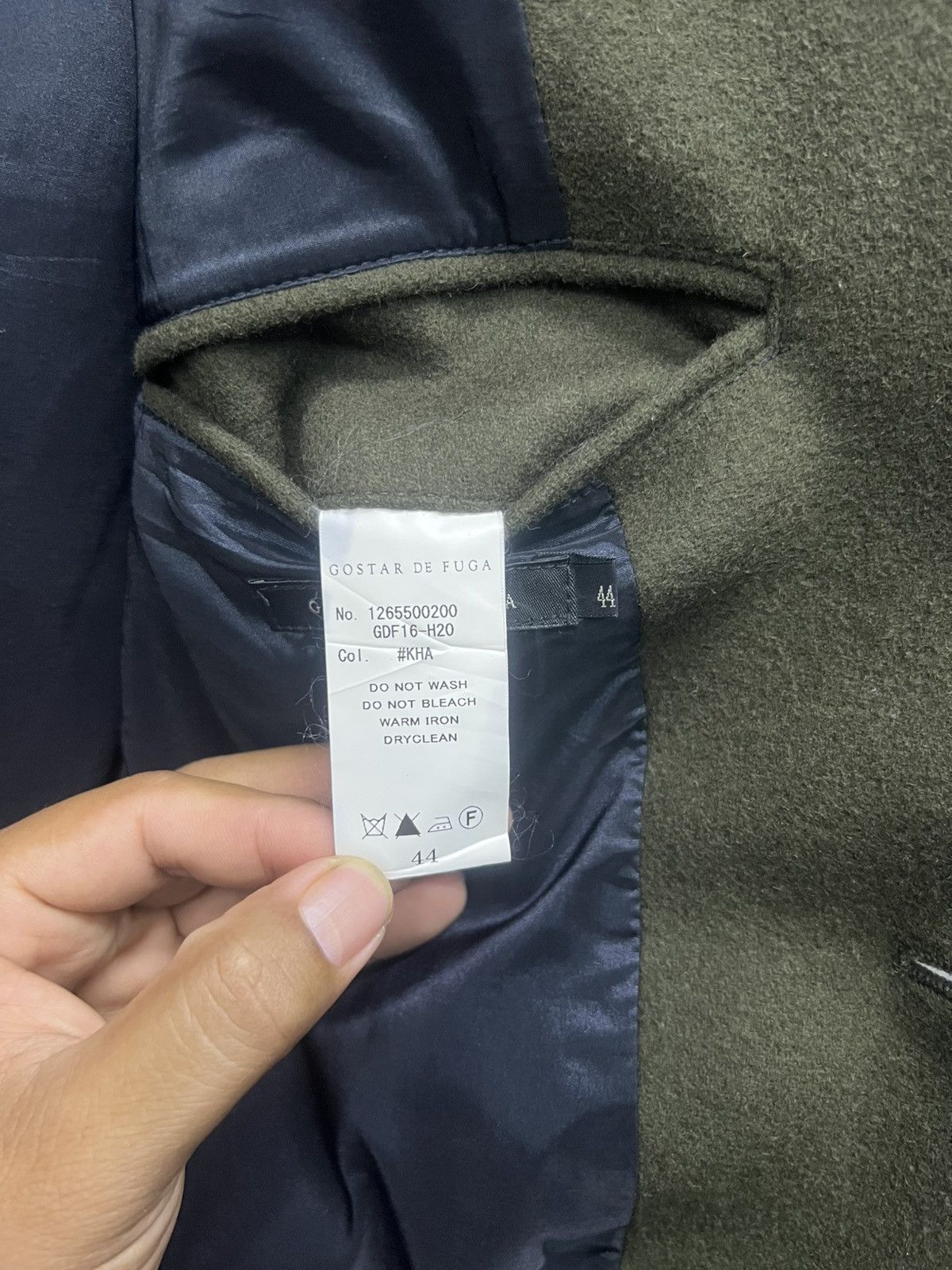 GOSTAR DE FUGA Gostar de Fuga Wool Long Coat Size US M / EU 48-50 / 2 - 8 Thumbnail