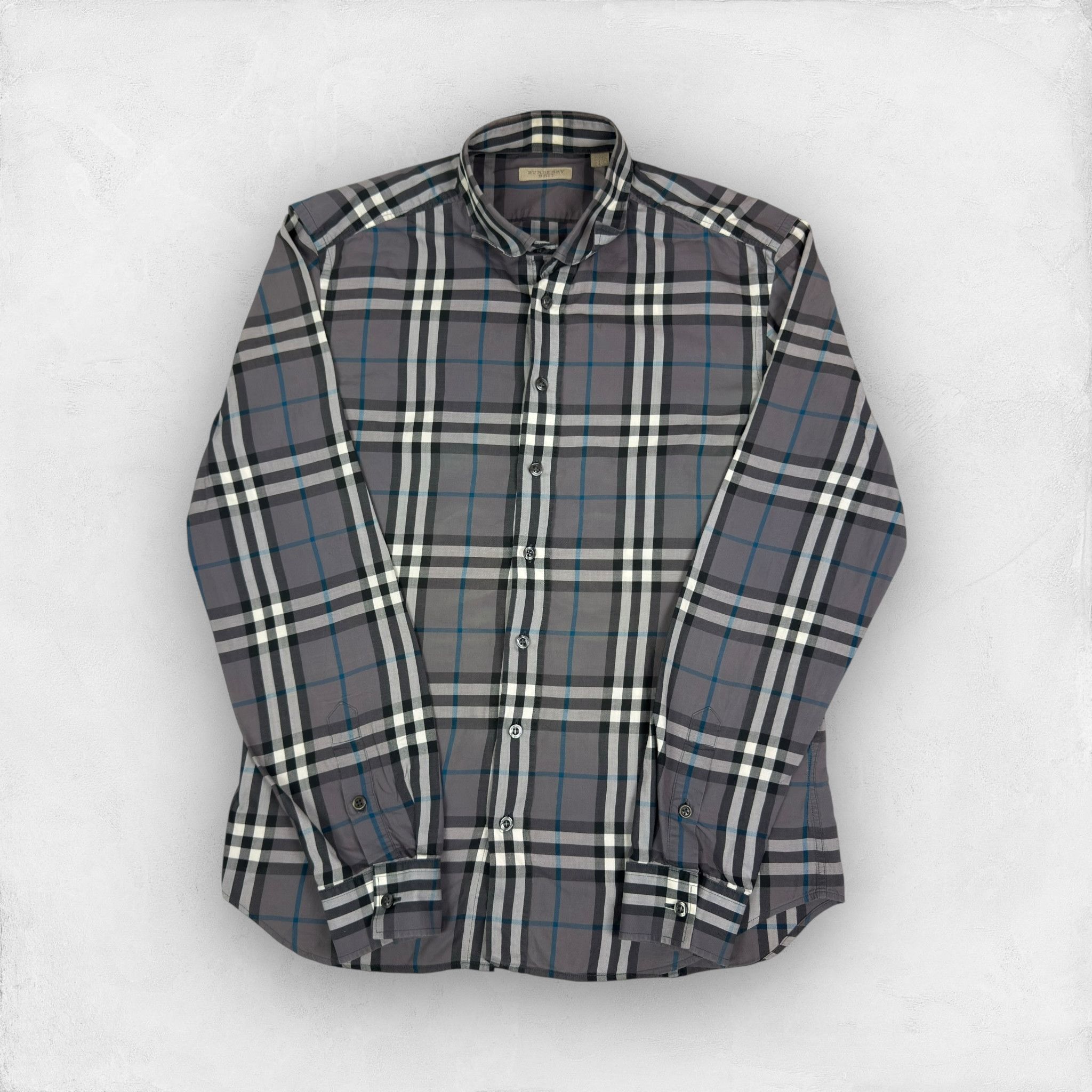 Burberry Burberry Brit Mens checked Collared Button-Up Shirt Large Size US L / EU 52-54 / 3 - 1 Thumbnail