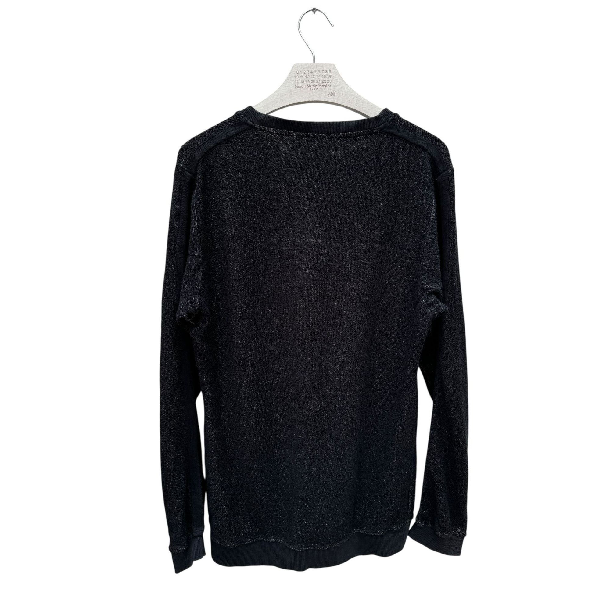 Robert Geller Black Textured Sweater Size US L / EU 52-54 / 3 - 4 Thumbnail