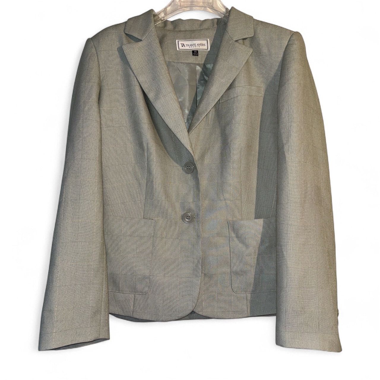 The Unbranded Brand Travis Ayers Mint Long Sleeve Blazer Size 14 - Large Size L / US 10 / IT 46 - 1 Thumbnail